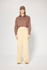 BUTTON-UP CROPPED SHIRT